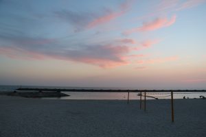 沖縄最後の夕日